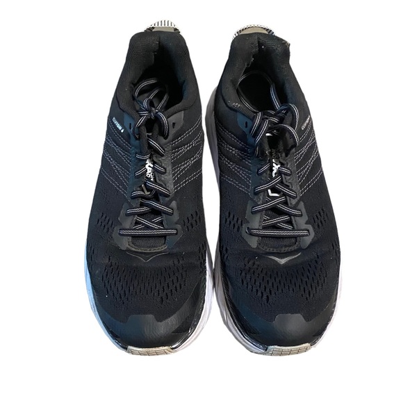 Hoka One One Clifton 6 Black White Women Running Shoes 1102873 BWHT Size 7.5 - Picture 8 of 16